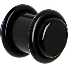 Load image into Gallery viewer, 00G Black Acrylic Plug
