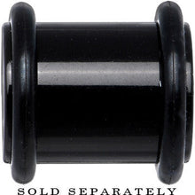 Load image into Gallery viewer, 00G Black Acrylic Plug

