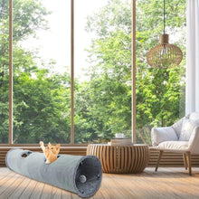 Load image into Gallery viewer, 2/3/4/5 Holes Pet Cat Tunnel Toys Foldable Pet Cat Kitty Training Interactive Fun Toy For Cats Rabbit Animal Play Tunnel Tube For Cats Tunnels for Indoor Cats Cat Tube Collapsible 3 Way Pet Tunnel Great Toy for Cats
