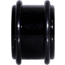 Load image into Gallery viewer, 5/8 Black Acrylic Straight Plug Set
