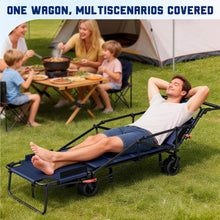 Load image into Gallery viewer, 2-in-1 Folding Wagon Cart Chair 650LBS Capacity
