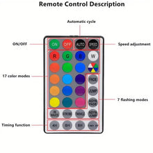 Load image into Gallery viewer, 24 LED RGB 16 Colors Rose Tree Night Light Battery And USB Plug Operated Rose Flower Fairy Lights Remote Control
