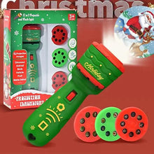 Load image into Gallery viewer, 24 Patterns Christmas Flashlight Projection Lamp

