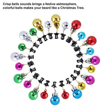 Load image into Gallery viewer, 24-Piece: Christmas Beard Baubles Ornaments Santa Claus Beard Bells
