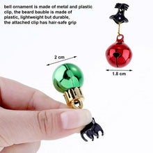 Load image into Gallery viewer, 24-Piece: Christmas Beard Baubles Ornaments Santa Claus Beard Bells
