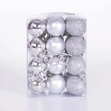 Load image into Gallery viewer, 24-Pieces: Sparkling Christmas Balls
