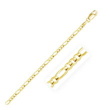 Load image into Gallery viewer, 3.0mm 10k Yellow Gold Solid Figaro Chain
