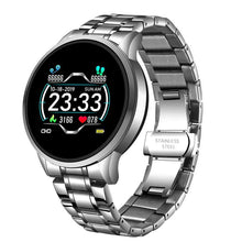 Load image into Gallery viewer, New Smart Watch For Men  With IP67 Waterproof Protecion and Heart Rate Fitness Tracker Pedometer For Android and IOS sistems Steel Band Sports Men Smart Watch
