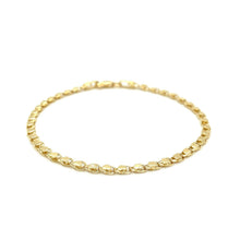 Load image into Gallery viewer, 2.9mm 14k Yellow Gold Heart Bracelet
