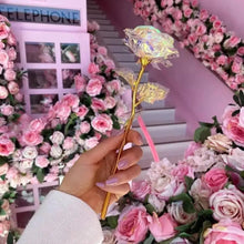 Load image into Gallery viewer, 24k Infinity Rose Eternal with Gold foil LED Enchanted For Christmas Valentine's Day Gift
