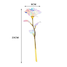 Load image into Gallery viewer, 24k Infinity Rose Eternal with Gold foil LED Enchanted For Christmas Valentine's Day Gift
