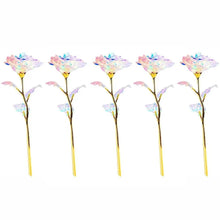 Load image into Gallery viewer, 24k Infinity Rose Eternal with Gold foil LED Enchanted For Christmas Valentine's Day Gift
