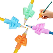 Load image into Gallery viewer, 2/4Pcs Children Writing Pencil Pen Holder Student Learning Practice Silicone Pencil Grips for Kid Handwriting Posture Correction Children Pencil Holder Pen Writing Aid Grip Posture Correction Tool Writing Aid to Improve Handwriting for Kids
