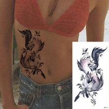 Load image into Gallery viewer, 25 Sheets Flower Rose Luxury Tattoos Waterproof Temporary Sticker 3D Rose Flower Tattoos Body Art Arm Fake Tatoo For Womens
