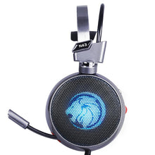 Load image into Gallery viewer, Luxury Proffesional Studio Gaming PC Headphones With LED Lights In Modern Luxury Metal Design For Gamers and DJ
