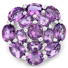 Load image into Gallery viewer, 9.28 Carat Genuine Amethyst .925 Sterling Silver Ring

