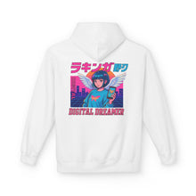 Load image into Gallery viewer, Digital Dreamer Unisex Fleece Hoodie, Cozy Graphic Sweatshirt, Anime Style Hoodie, Perfect Gift for Gamers, Casual Streetwear
