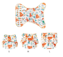 Load image into Gallery viewer, Baby Cloth Diaper Reusable Heavy Wetter Hybrid Waterproof  Bamboo Washable Baby Nappy Diapers For Girls and Boys Baby
