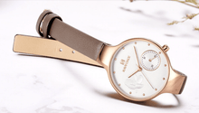 Load image into Gallery viewer, Elegant Women's Analog Quartz Watch With Leather Belt Waterproof Wristwatch Excellent Design Perfect Gift
