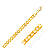 Load image into Gallery viewer, 8.2mm 10k Yellow Gold Curb Chain
