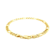 Load image into Gallery viewer, 5.4mm 14k Yellow Gold Lite Figaro Bracelet
