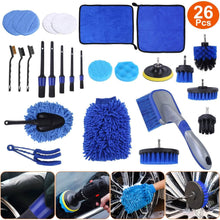 Load image into Gallery viewer, 26-Pieces: Car Detailing Brush Kit
