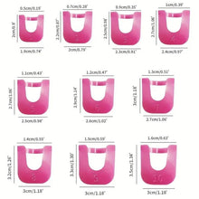 Load image into Gallery viewer, 26-Pieces U Curve Shape 10 Sizes Nail Protector
