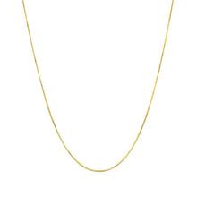 Load image into Gallery viewer, 14k Yellow Gold Round Snake Chain 0.7mm
