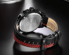 Load image into Gallery viewer, Men's  Sports Waterproof Watch With Chronometers And Leather Belt Multifunction Wristwatch Unique Design Perfect Gift
