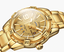 Load image into Gallery viewer, Men's  Luxury Stainless steal Waterproof Watch With Day And Date Display Unique Design Perfect Gift In Modern Metal Men  Wrist Watch Design
