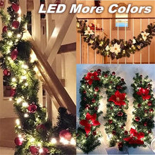 Load image into Gallery viewer, 2.7 Meter Christmas Rattan Garland Decorative
