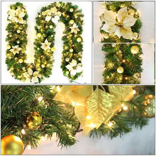 Load image into Gallery viewer, 2.7 Meter Christmas Rattan Garland Decorative
