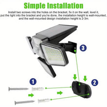Load image into Gallery viewer, 270 LED Solar Garden Outdoor Lights

