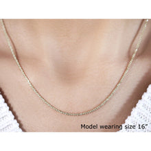 Load image into Gallery viewer, 10k Yellow Gold Sparkle Chain 1.50 mm)
