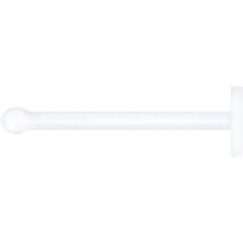 Load image into Gallery viewer, 20G Clear Flat Bioplast Nose Retainer
