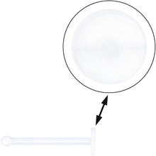 Load image into Gallery viewer, 20G Clear Flat Bioplast Nose Retainer
