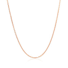 Load image into Gallery viewer, 14k Rose Gold Diamond Cut Cable Link Chain 1.1mm
