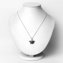 Load image into Gallery viewer, 1.65 Carat Genuine Amethyst .925 Sterling Silver Pendant
