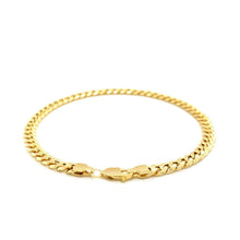 Load image into Gallery viewer, 4.5mm 14k Yellow Gold Miami Cuban Semi Solid Bracelet
