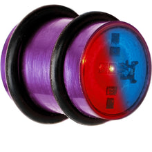 Load image into Gallery viewer, 12mm Pink Anodized Titanium Blinking Plug
