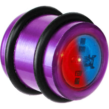 Load image into Gallery viewer, 16mm Pink Anodized Titanium Blinking Plug
