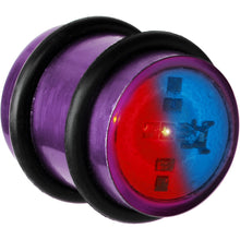 Load image into Gallery viewer, 14mm Pink Anodized Titanium Blinking Plug
