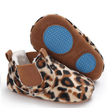 Load image into Gallery viewer, Small Leather Soft Comfy Baby Shoes Newborn Cotton Toddler Durable Lightweight Boots
