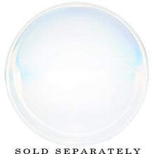 Load image into Gallery viewer, 7/16 Double Flare Moonstone Saddle Plug

