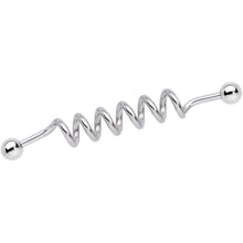 Load image into Gallery viewer, Spiral Surgical Steel Industrial Project Bar 47mm
