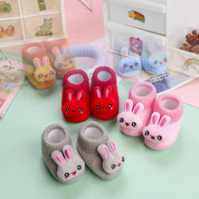 Load image into Gallery viewer, Newborn Baby Shoes Non-slip Crib First Walker Soft Material Comfortable Winter Boots Baby Autumn Shoes
