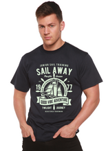 Load image into Gallery viewer, Sail Away Spun Bamboo® Men's Bamboo Viscose/Organic Cotton Short Sleeve Graphic T-Shirt
