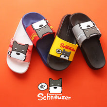 Load image into Gallery viewer, Kids Summer Dog Slippers Slide Beach Flip Flops Comfortable Thick Sole Girls Flat Shoes Quick-Dry Flip Flop Slides Water Resistant All-Day Comfort Fit Wet Grip Soles
