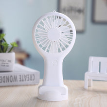 Load image into Gallery viewer, Pocket Fan Rechargeable Home Air Conditioner With Portable Pocket Fan Cartoon Handheld Desktop Rechargeable Standing Fan Three Gear Wind Speed Regulation Battery Operated USB Small Fan with 3 Speeds for Home Office Car Outdoor Travel
