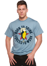 Load image into Gallery viewer, Born to Drink Men's Bamboo Viscose/Organic Cotton Short Sleeve Graphic T-Shirt

